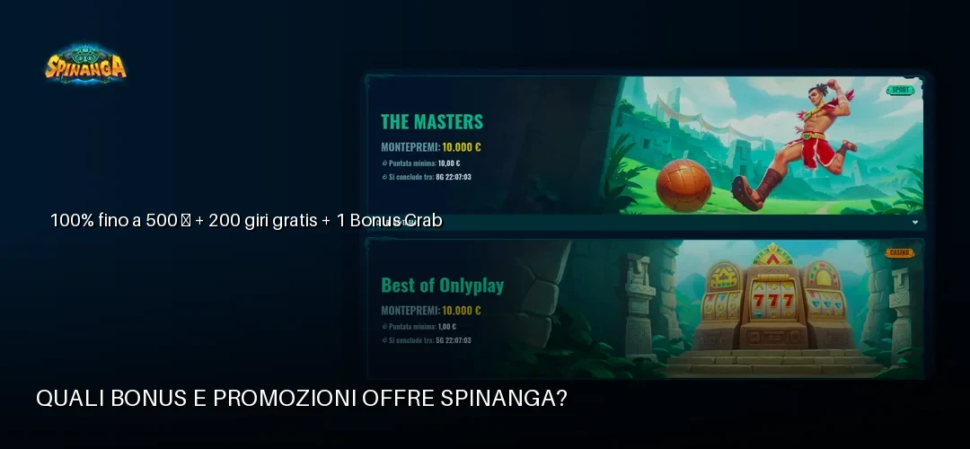 Spinanga promotional banner